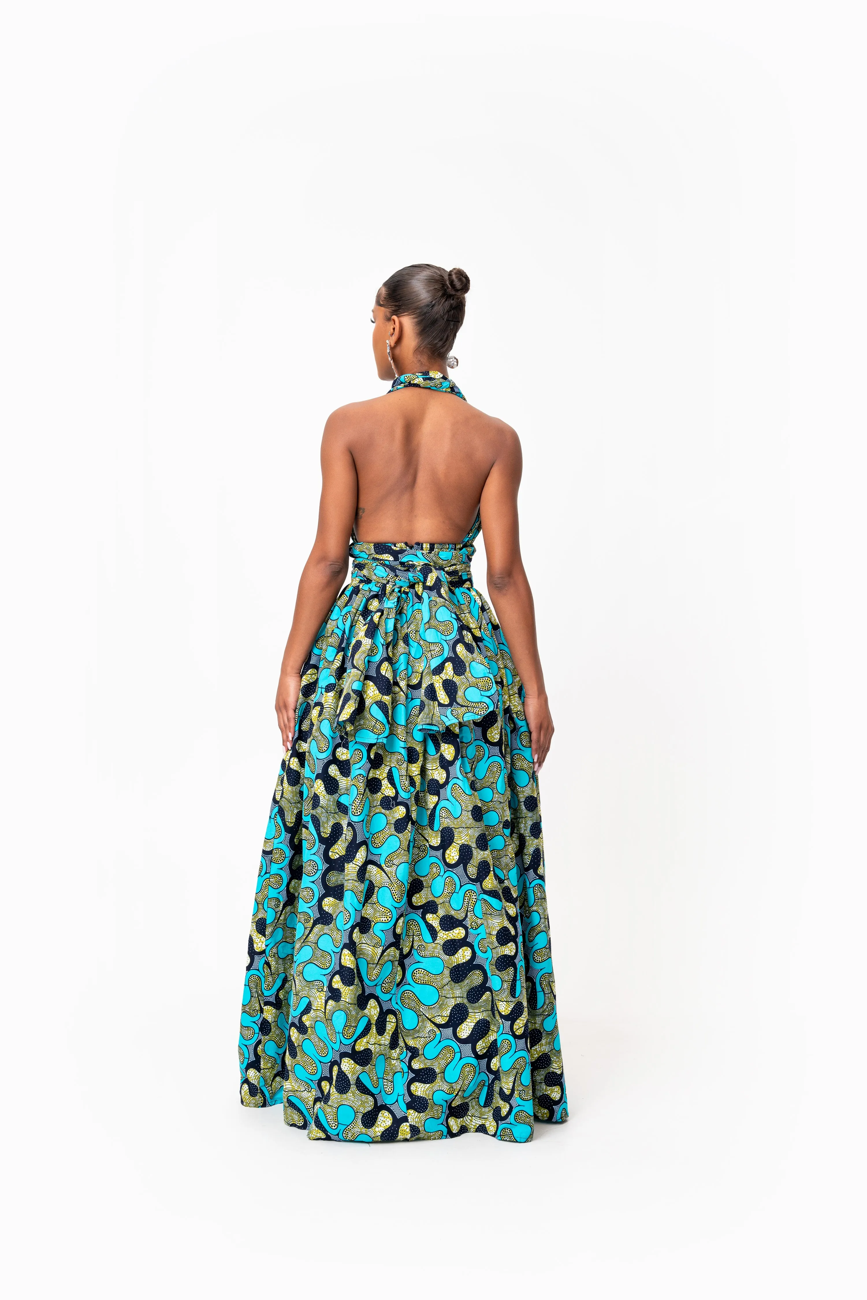 BADE African print Maxi Infinity dress