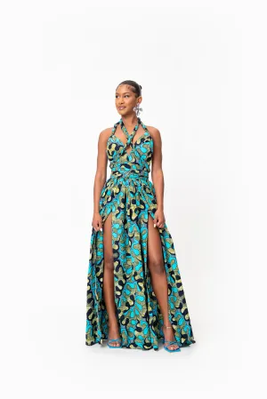 BADE African print Maxi Infinity dress