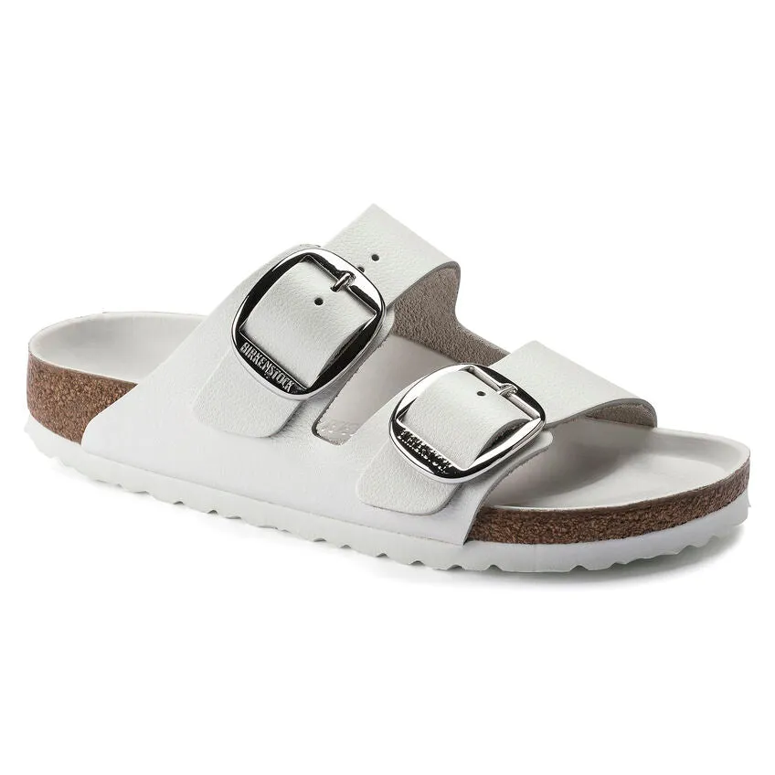 Birkenstock Arizona Big Buckle - White Leather