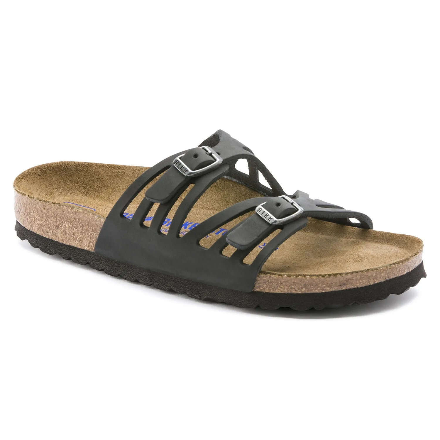 BIRKENSTOCK GRANADA BLACK OILED LEATHER