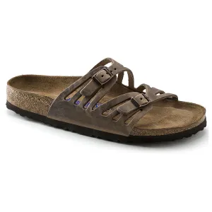 Birkenstock Granada Soft Footbed Oiled Leather Tobacco Brown