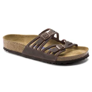 Birkenstock Women's Granada Soft Footbed - Habana | Oiled Leather 092651