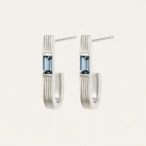 Cala Topaz Earrings - Silver