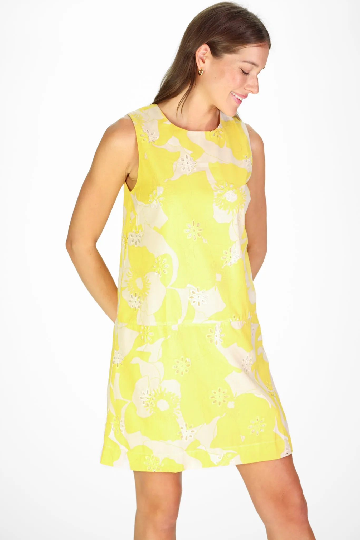 Caroline Dress in Sunshine Petals