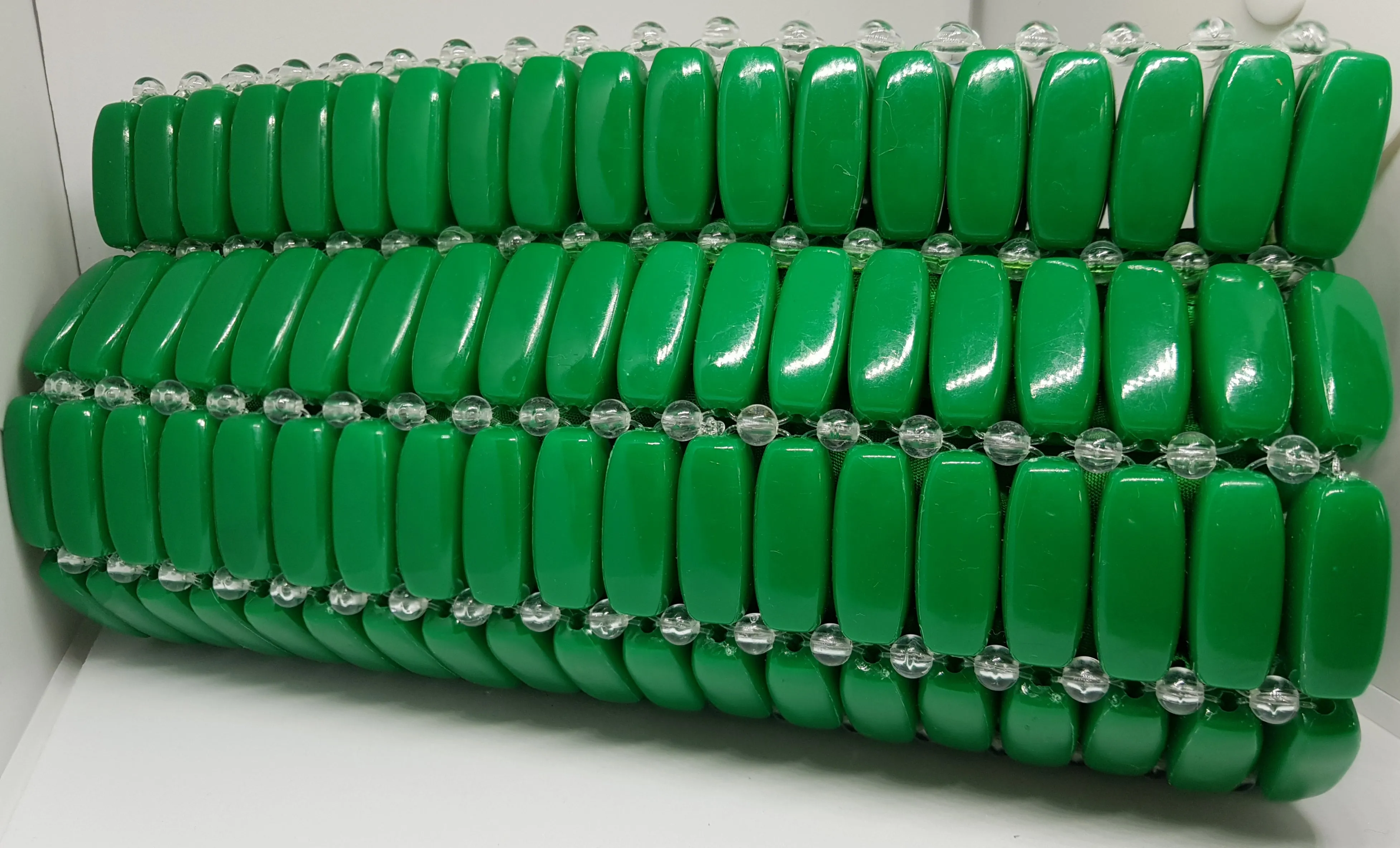 Chunky Beaded Clutch Purse