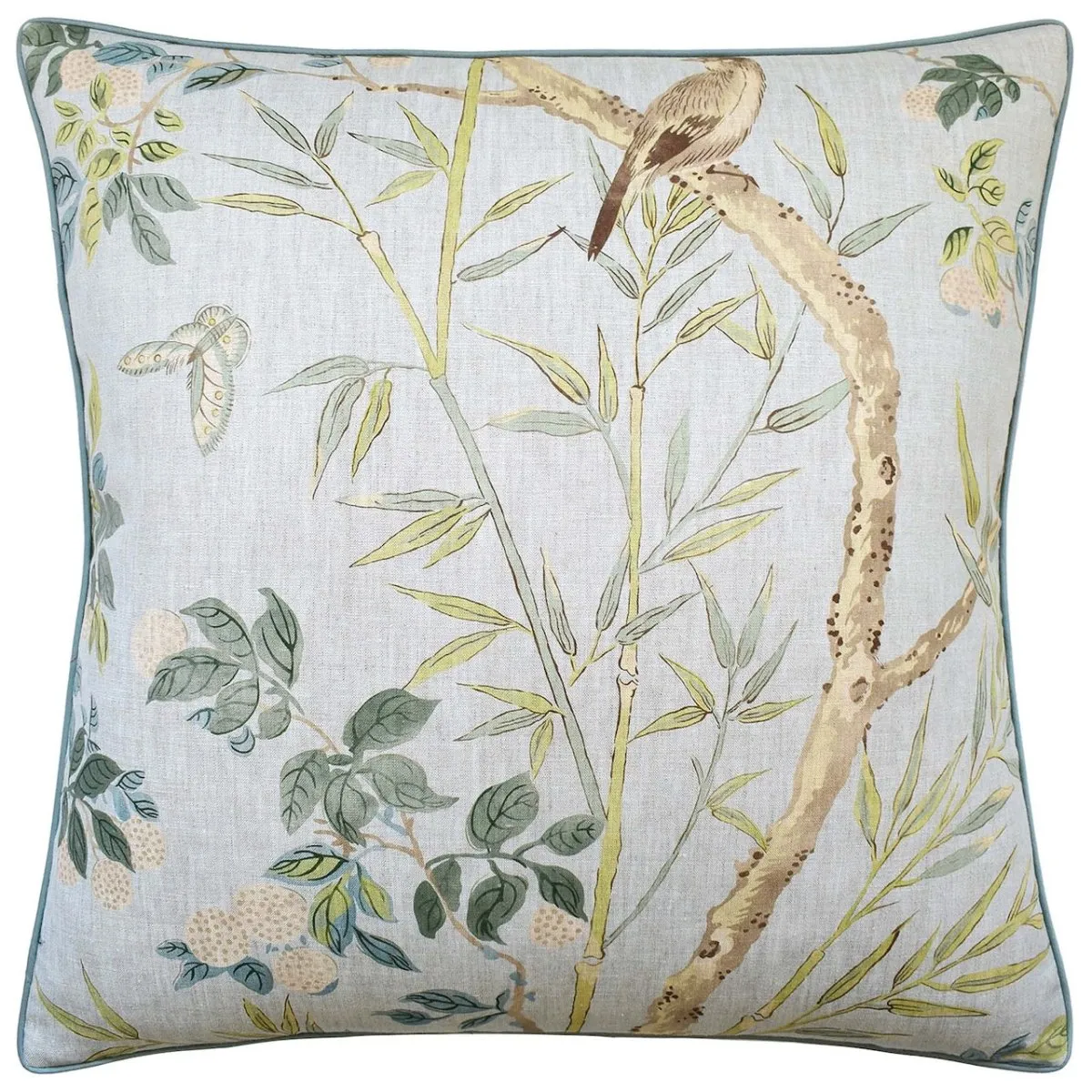 Claire Spa Blue Decorative Pillow by Ryan Studio