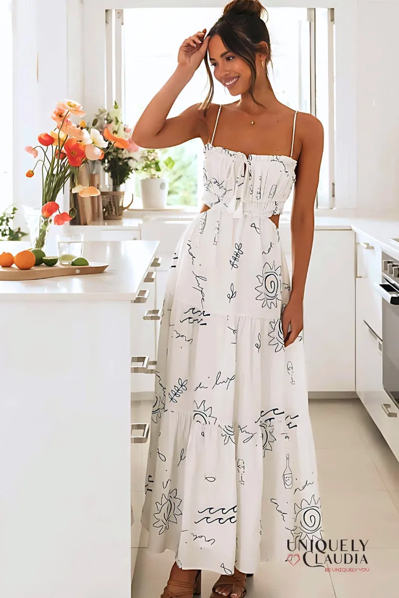 Clarissa Bandeau Swing Maxi Dress