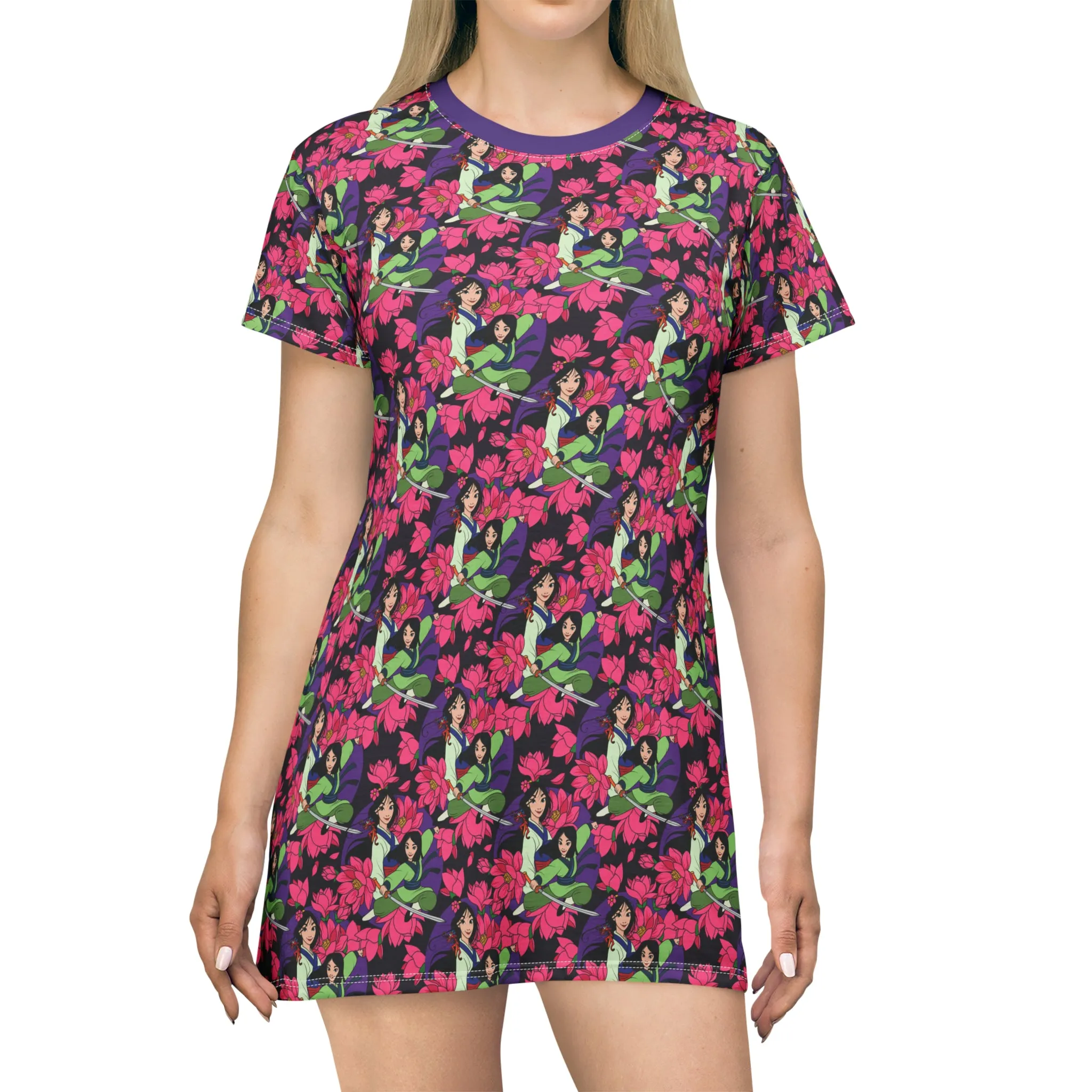 Disney Mulan Blooming Flowers T-Shirt Dress