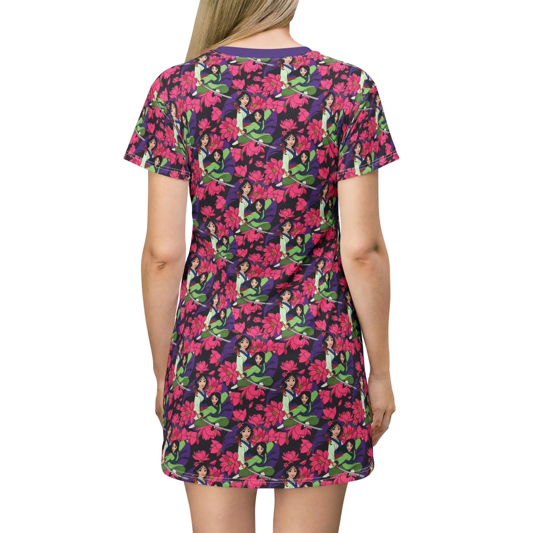 Disney Mulan Blooming Flowers T-Shirt Dress