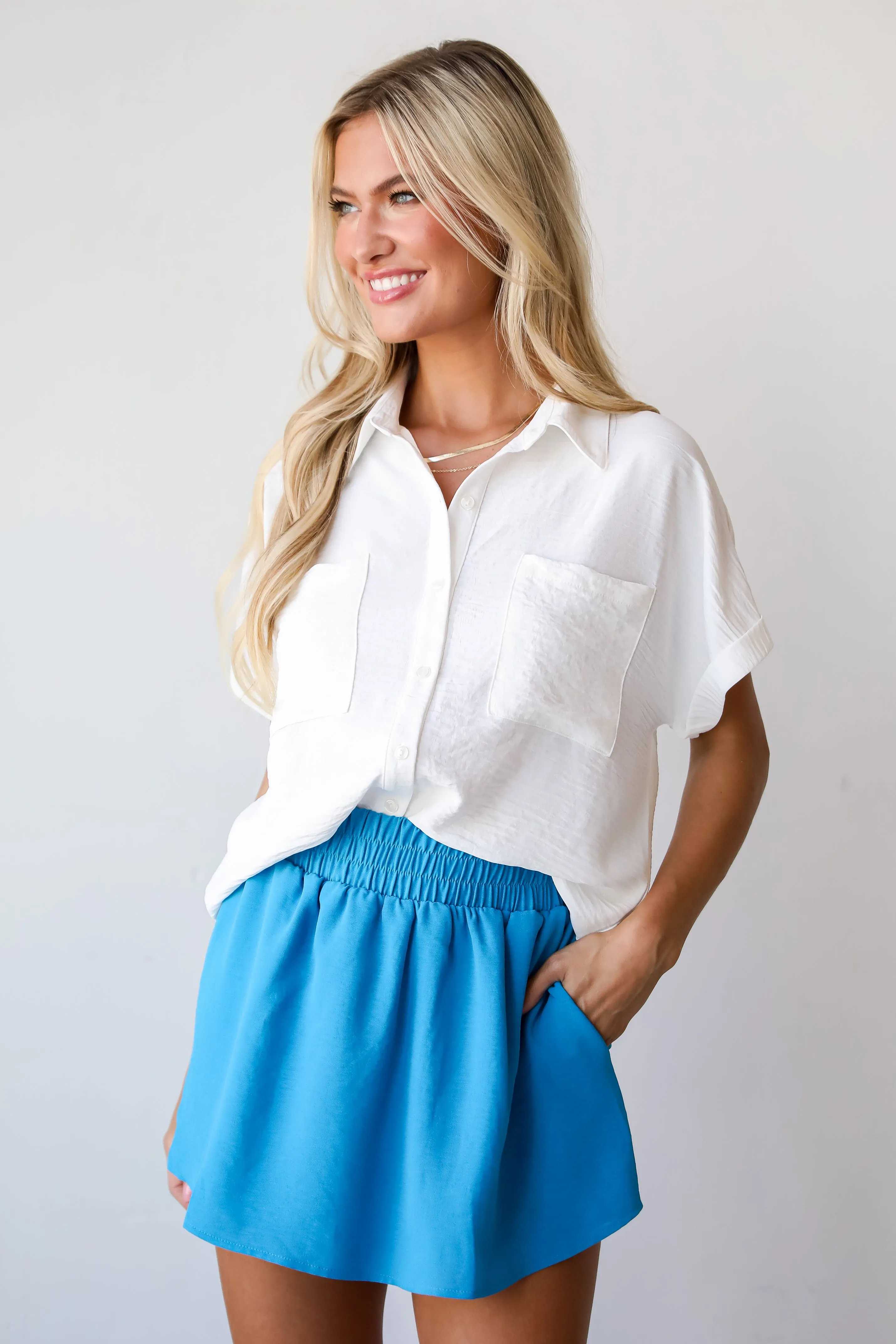 FINAL SALE - Delightfully Breezy Skort - DU DEAL