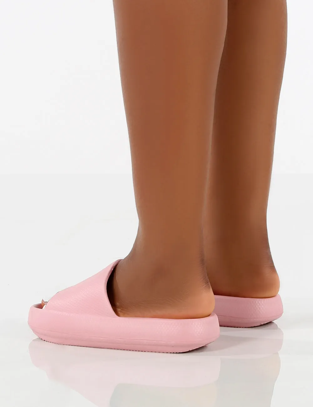 Flex Pink Rubber Flat Sliders