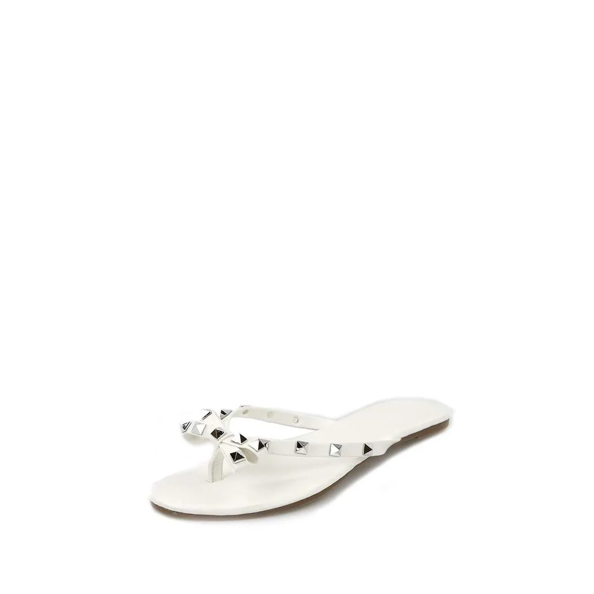 GIA Slip On Rockstud Toe Post Sandal