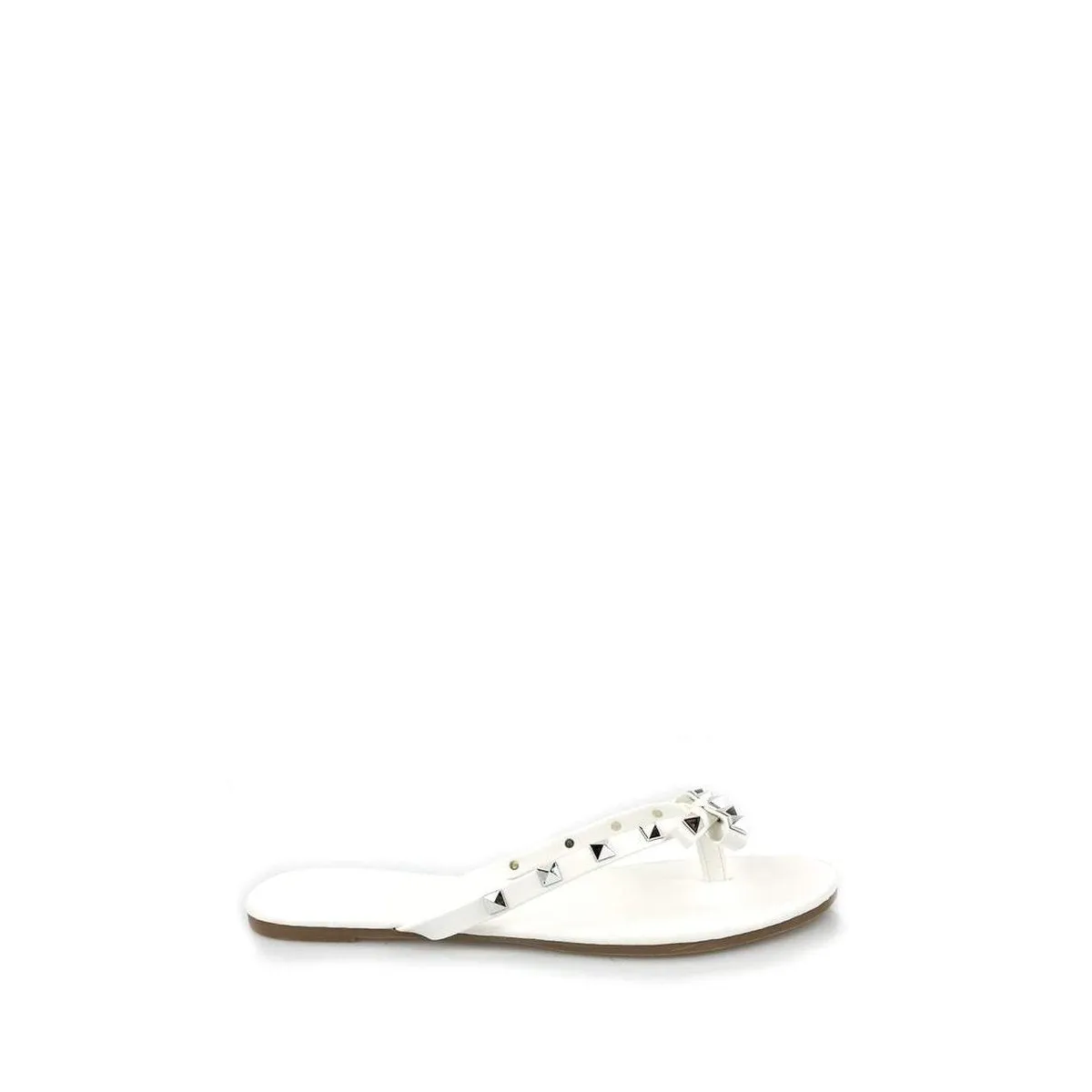 GIA Slip On Rockstud Toe Post Sandal