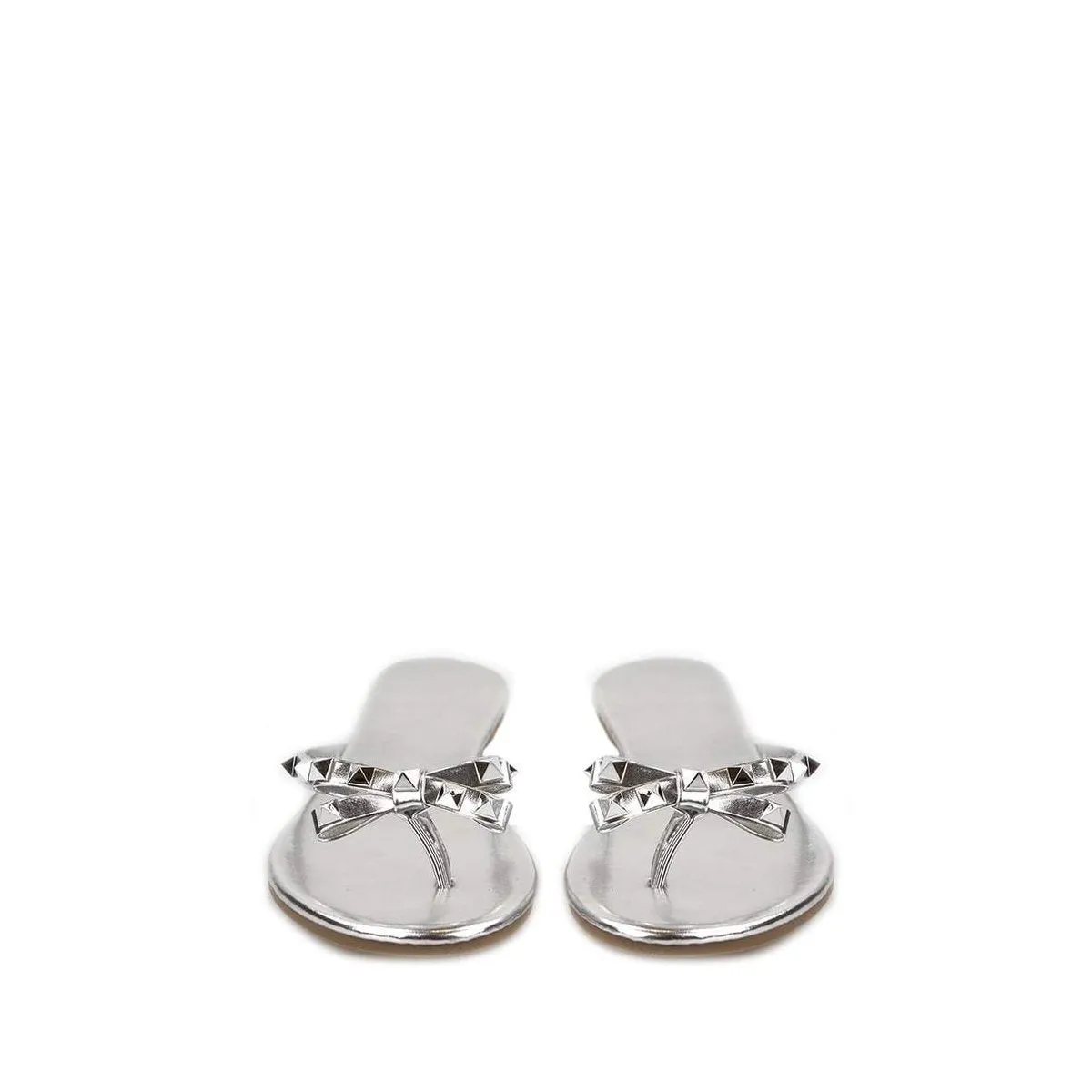 GIA Slip On Rockstud Toe Post Sandal