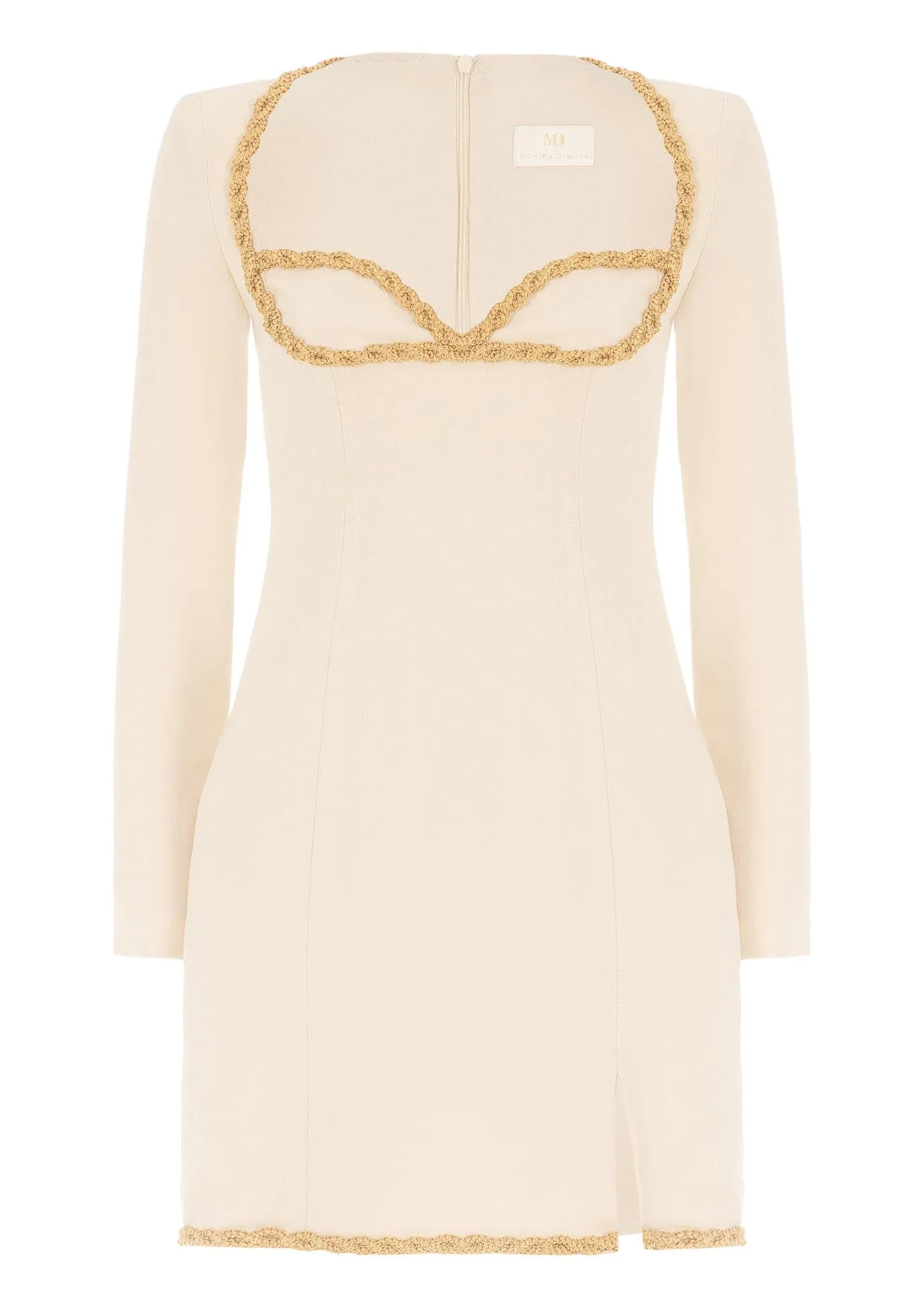 Gold Thread Mini Dress