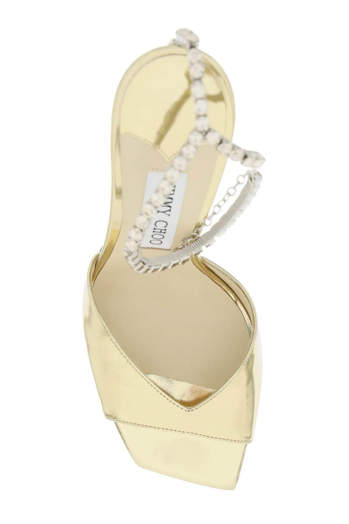 Jimmy choo patent leather 'saeda' sandals