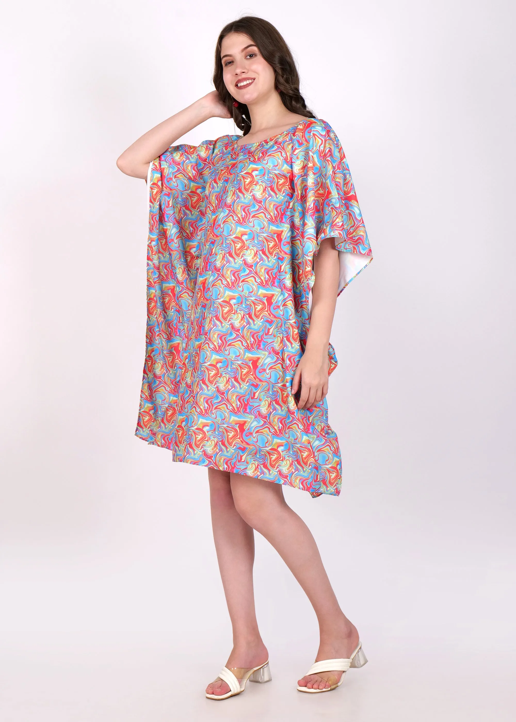 Kaleidoscope Charm Kaftan Dress