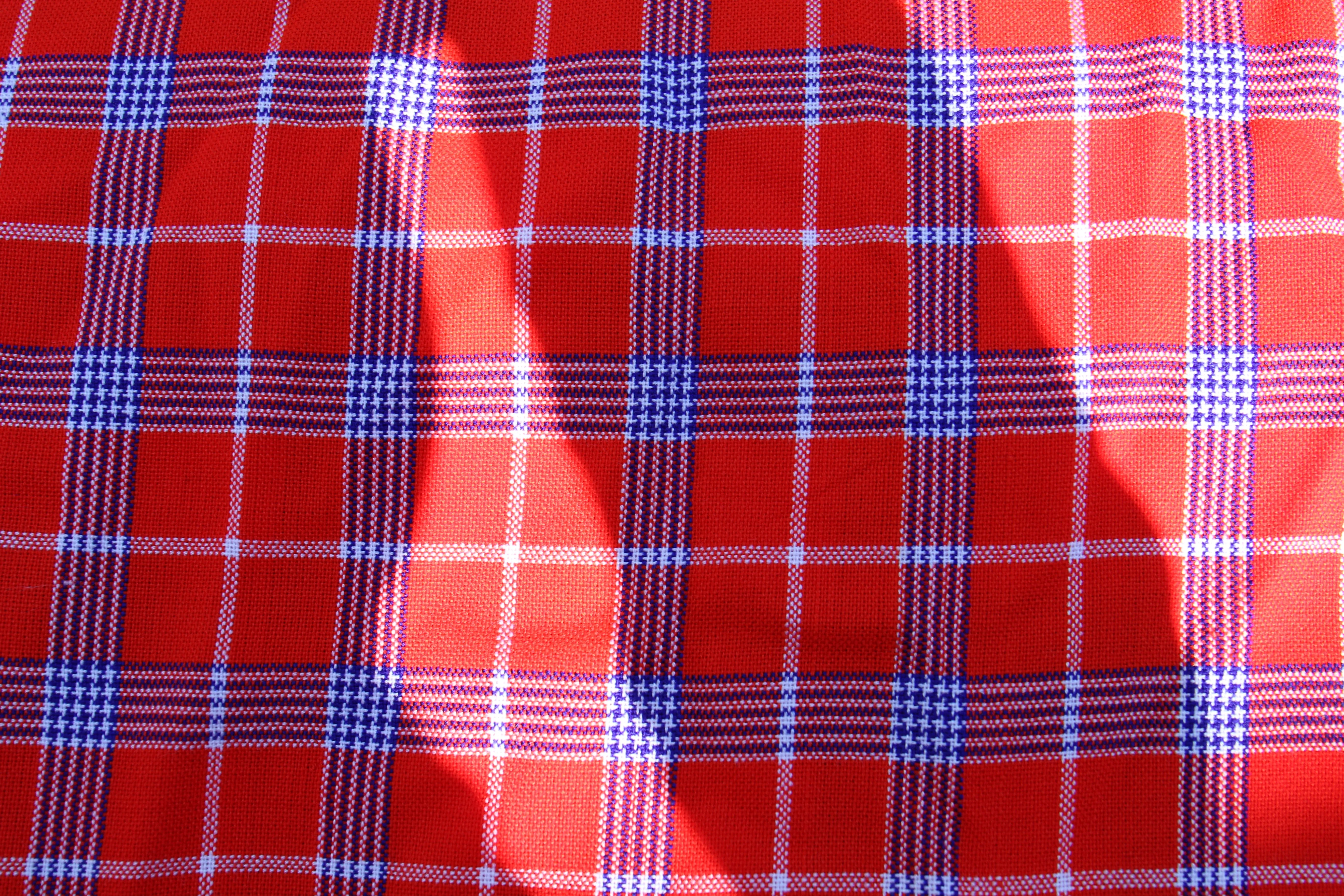 Maasai Shuka (Acrylic Blanket - can be used as a throw, shawl, cape, poncho)