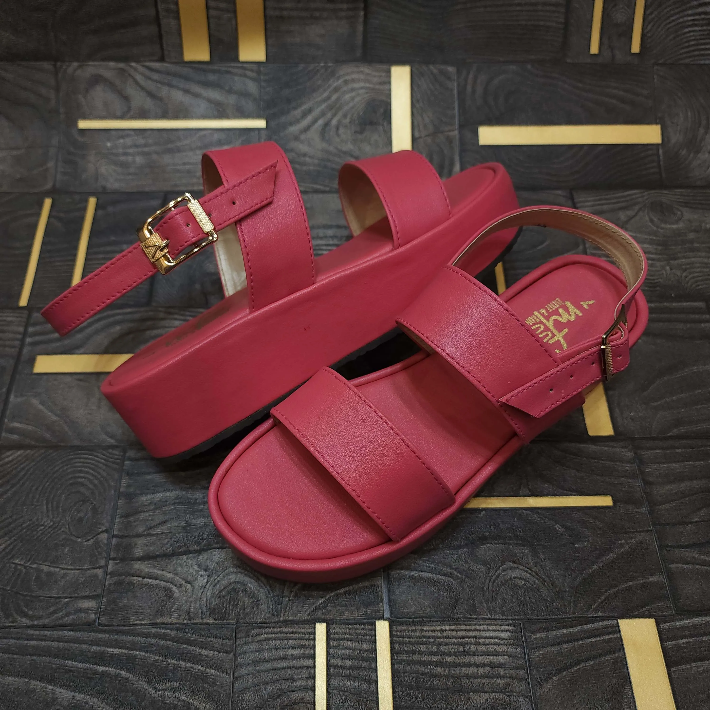 Pink Chunks Sandals