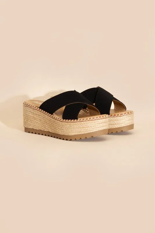 Platform Slide Sandals