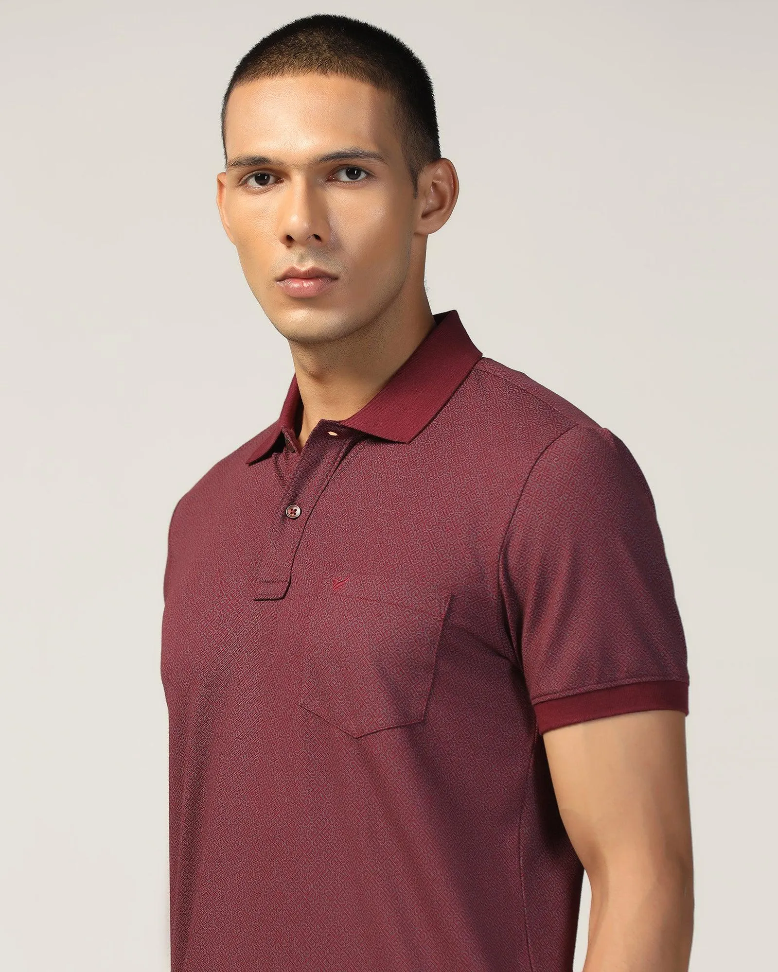 Polo Red Printed T-Shirt - Taichi