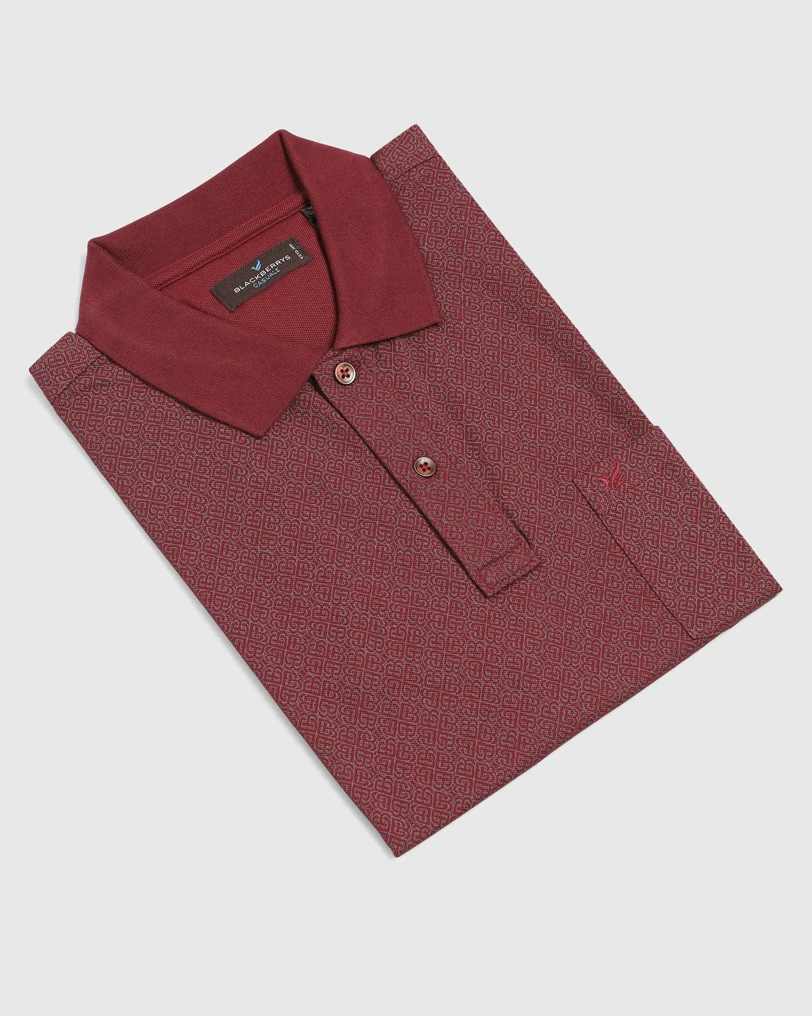 Polo Red Printed T-Shirt - Taichi