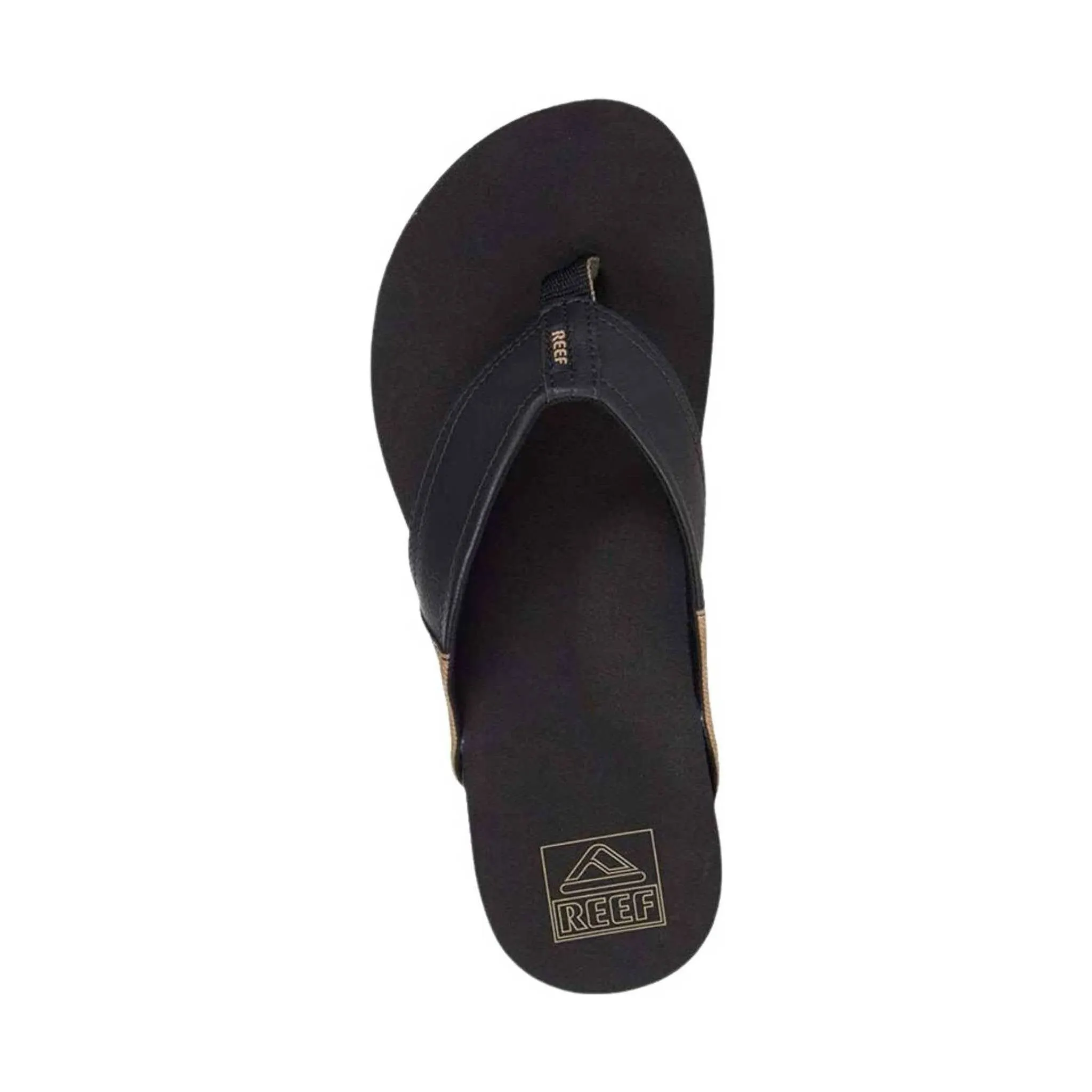 Reef Men's Newport Flip Flop - Black/Tan