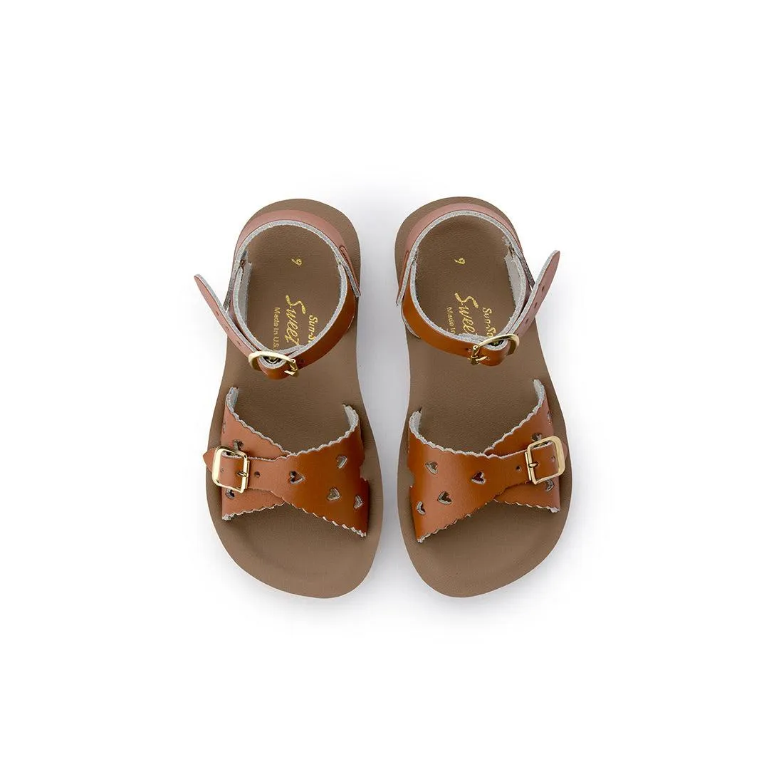 Salt-Water Sun-San Kids Sandals - Sweetheart - Tan