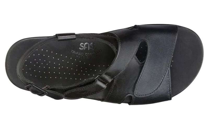 SAS Women's Huggy Sandal BLACK