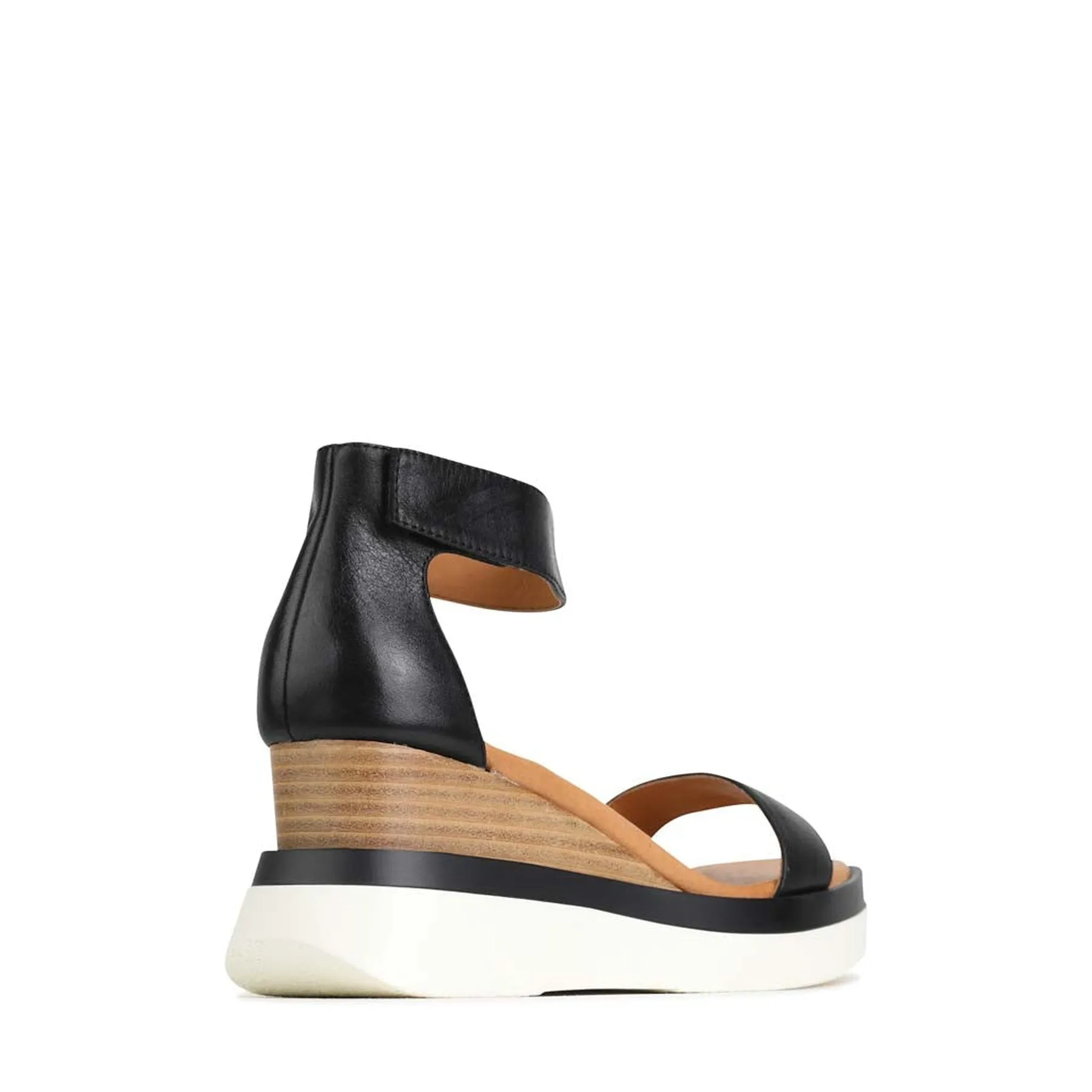 SASKINA LEATHER WEDGE SANDALS