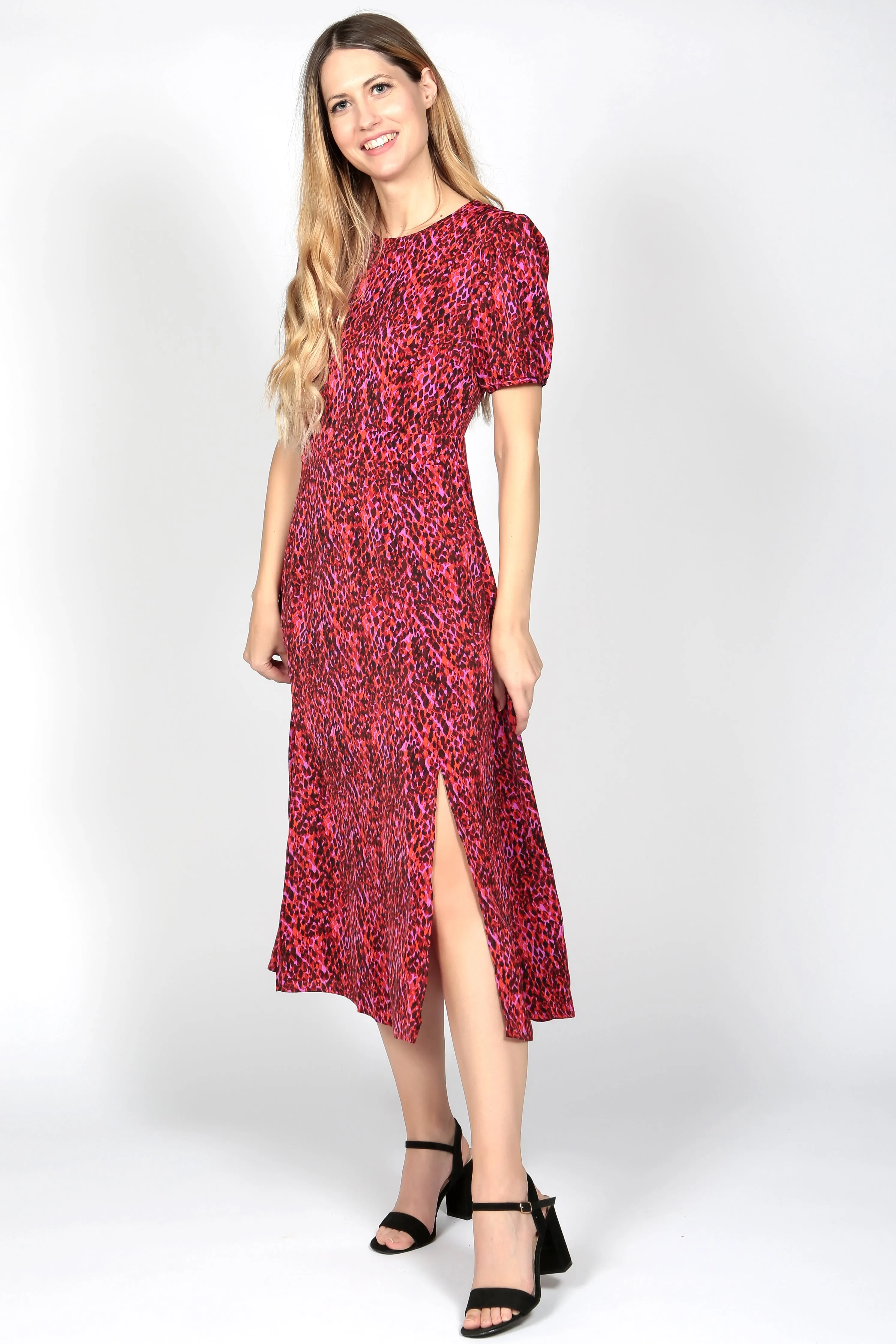 Snake Print Maxi Dress