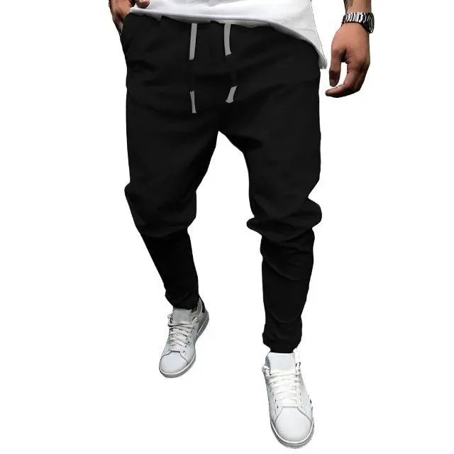 Solid Color Cropped Joggers