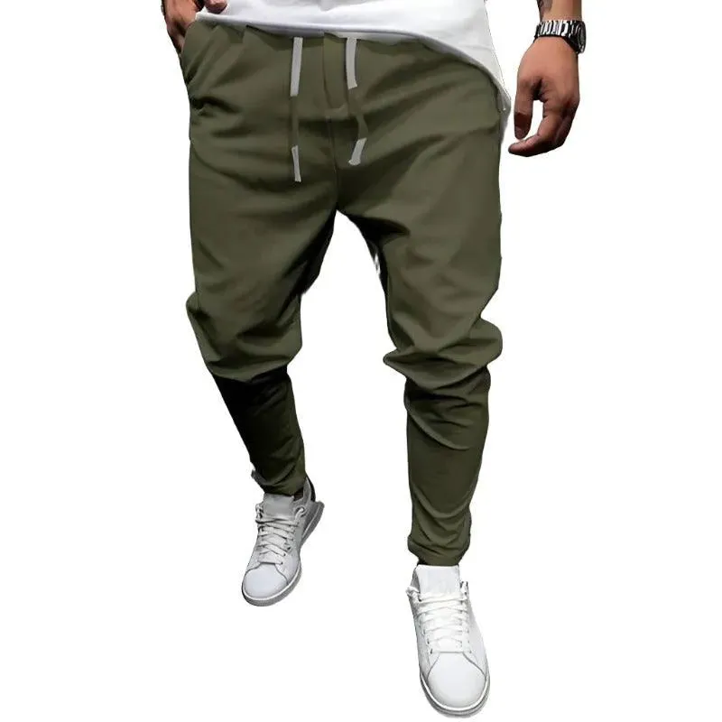 Solid Color Cropped Joggers