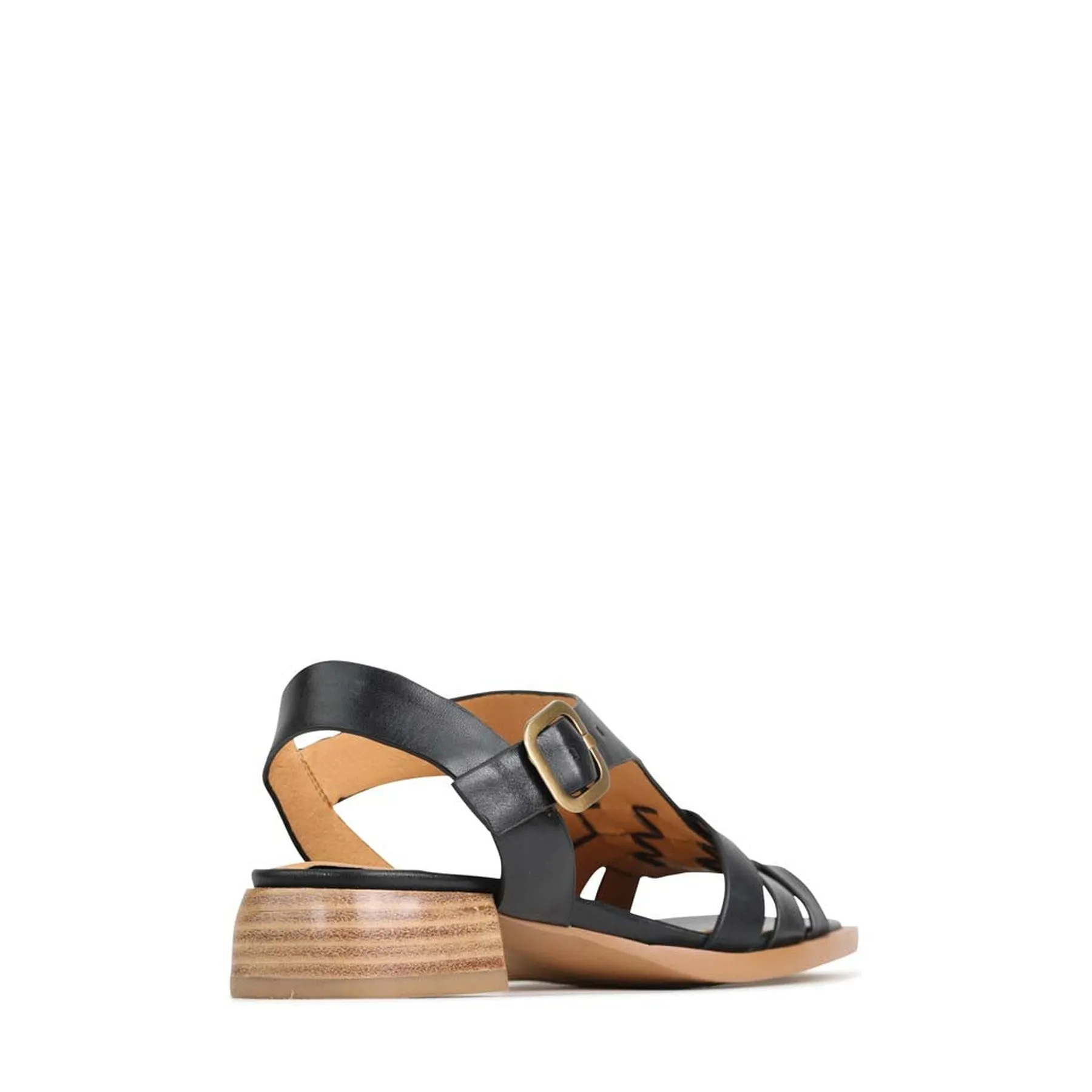 TERRI LEATHER ANKLE STRAP SANDALS