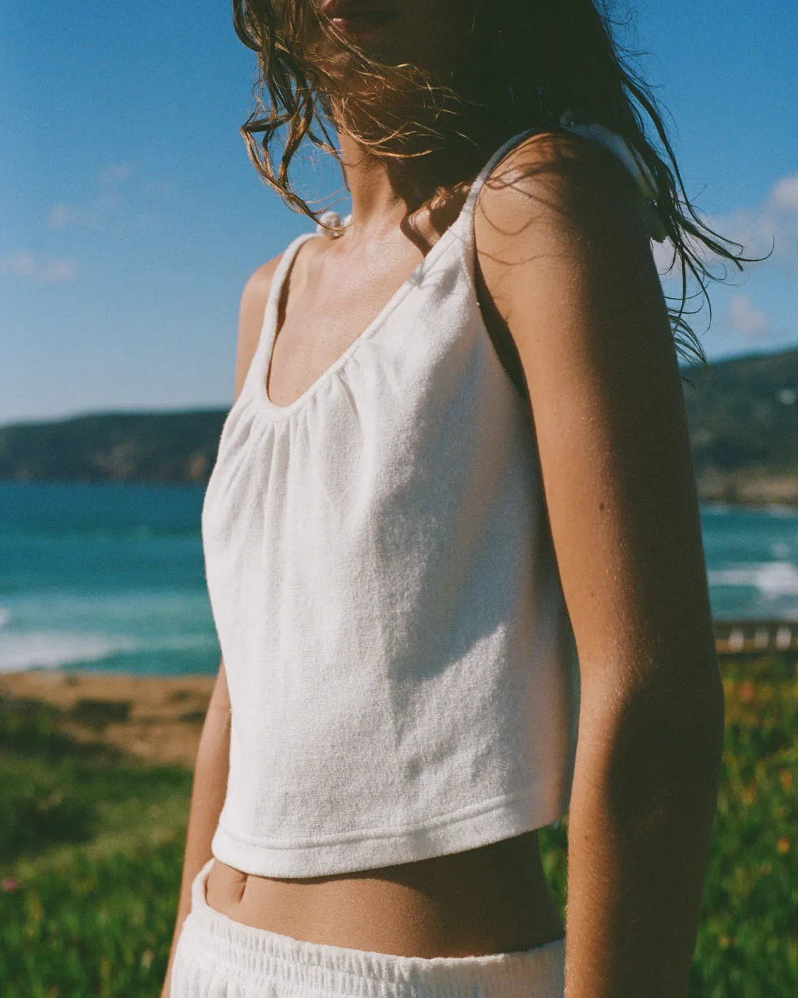 The La Jolla Top - Vintage Ivory