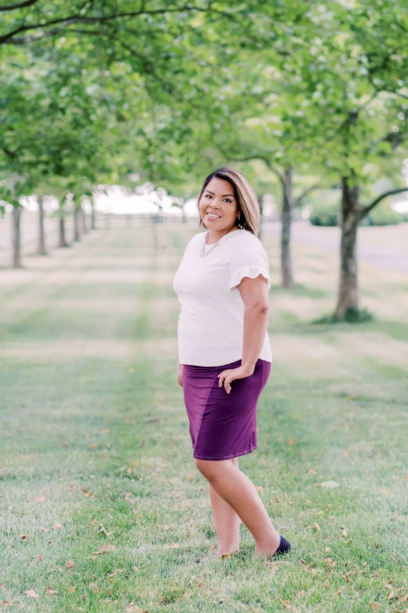 The Market Skirt in Evergreen