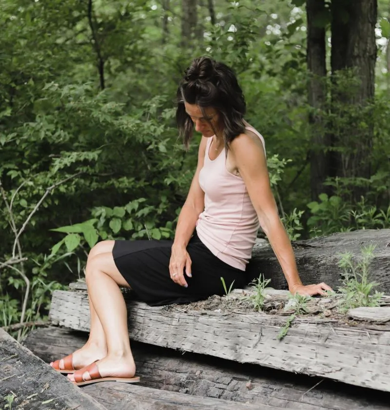 The Market Skirt in Marble