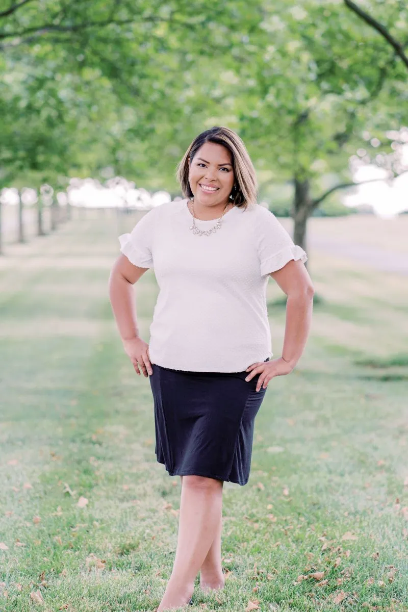 The Market Skirt in Marble