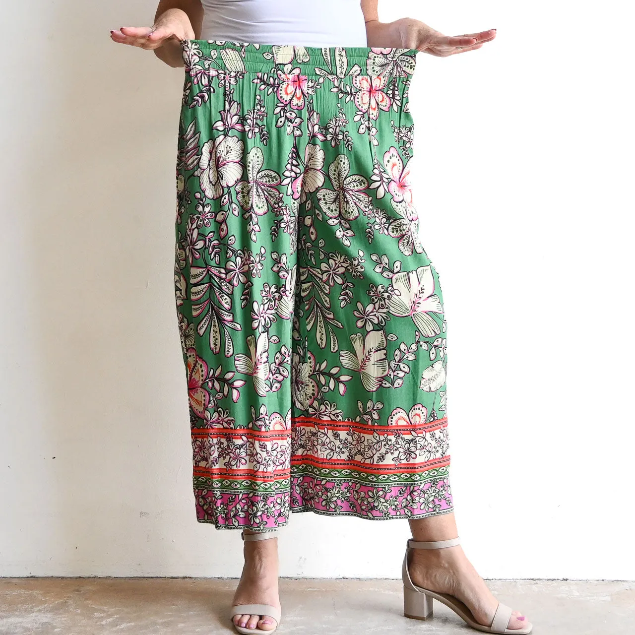 Wide Leg Summer Pant by Orientique Australia - Con Dao - 4631