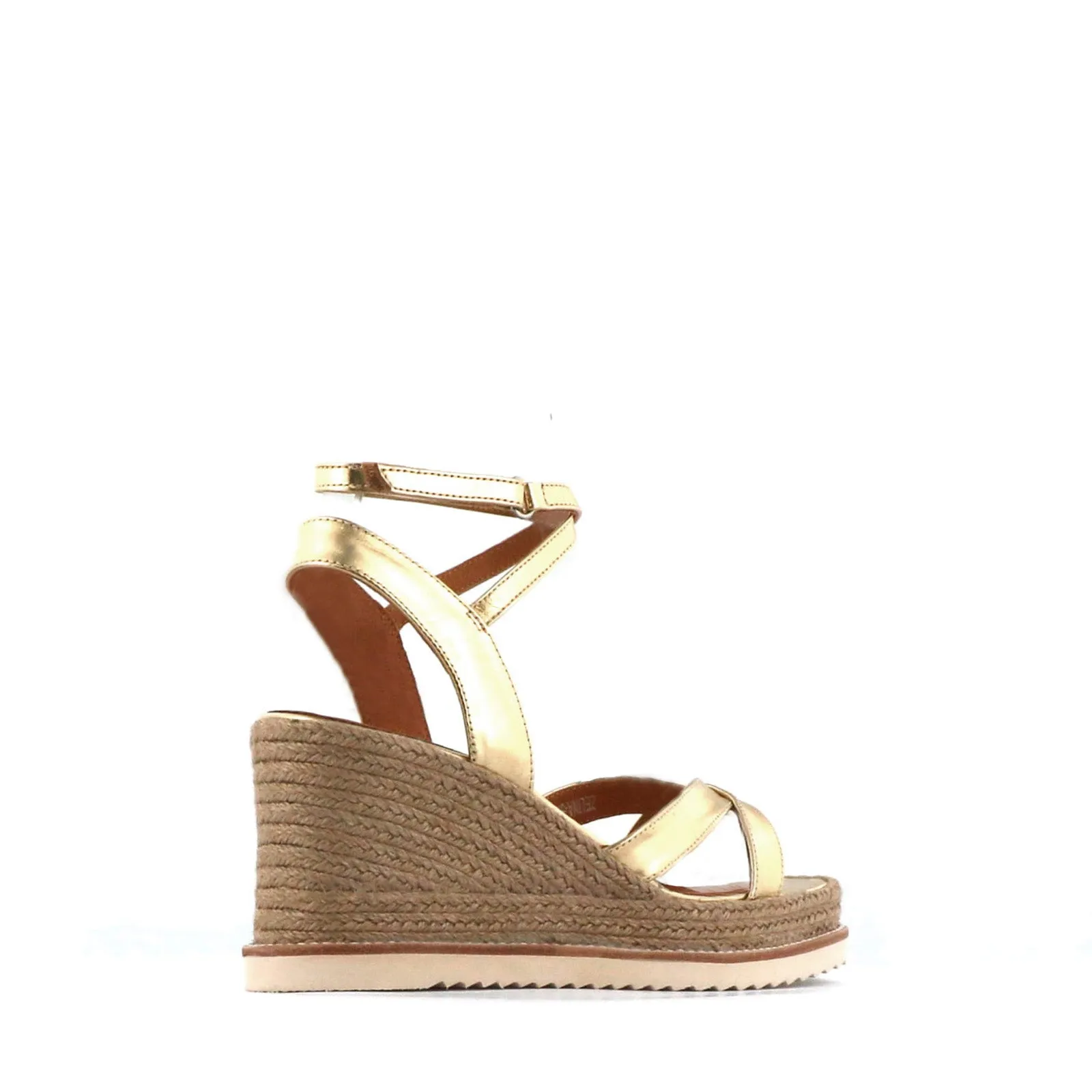 ZELINA LEATHER ESPADRILLE SANDALS