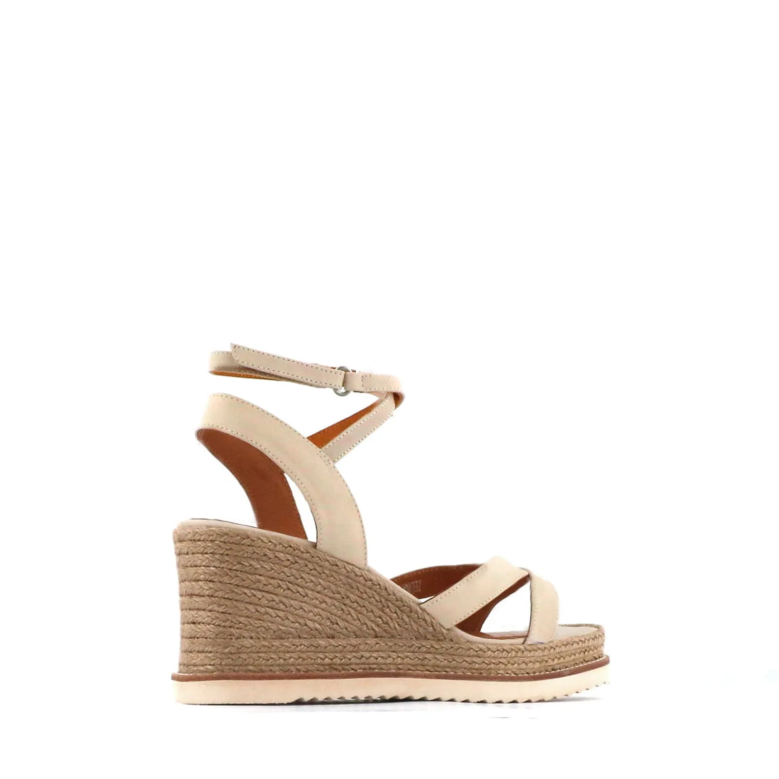 ZELINA LEATHER ESPADRILLE SANDALS